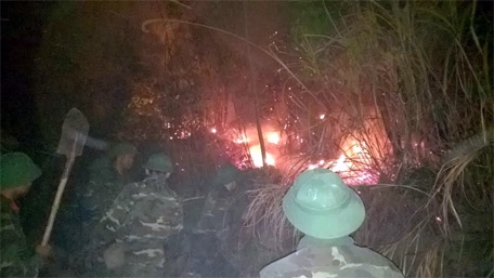 Hai ngày dập tắt 3 đám cháy, cứu hơn 40ha rừng