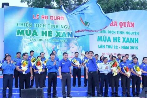 Hàng nghìn sinh viên tham gia chiến dịch Mùa hè Xanh tại TP Hồ Chí Minh