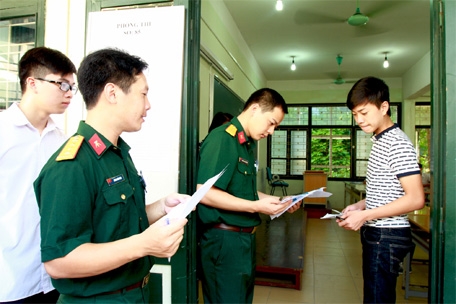 Công tác tuyển sinh quân sự năm 2015: Bảo đảm chất lượng và quyền lợi của thí sinh