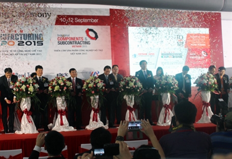 Khai mạc 3 triển lãm về công nghiệp hỗ trợ tại Việt Nam