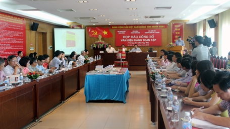 Công bố 5 tập Văn kiện Đảng toàn tập (tập 55 đến tập 59)