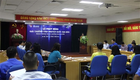 Phát động Giải thưởng Tình nguyện Quốc gia 2015