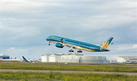 Chính thức khai thác máy bay Airbus A350-900 XWB trên đường bay quốc tế