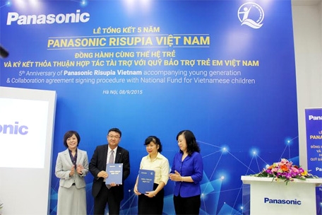 Tập đoàn Panasonic Việt Nam tài trợ 600 triệu đồng cho trẻ em Việt Nam