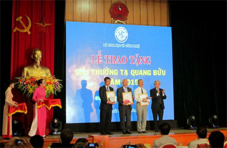 Lễ trao Giải thưởng Tạ Quang Bửu sẽ được tổ chức vào ngày 18-5- 2016