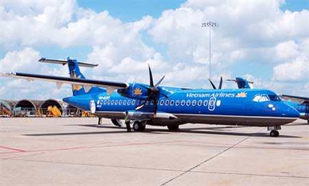 Vietnam Airlines khai thác máy bay Airbus A321 trên đường bay Hà Nội-Đồng Hới