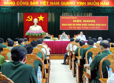 Tăng cường phối hợp, giữ vững an ninh quốc phòng vùng Tây Nam bộ