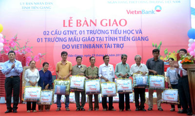  Vietinbank: Gần 39 tỷ đồng thực hiện công tác xã hội tại Tiền Giang