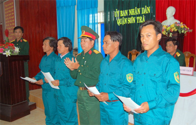 Đà Nẵng thành lập trung đội dân quân biển tập trung