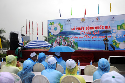 Lễ phát động “Quốc gia hưởng ứng Chiến dịch Làm cho thế giới sạch hơn”