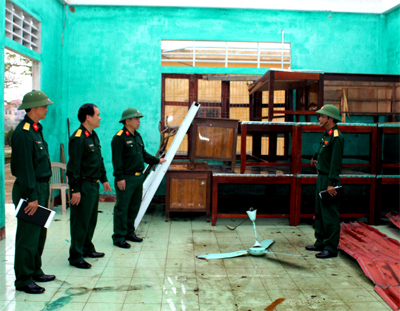 Bộ CHQS Quảng Trị kiểm tra đảo Cồn Cỏ