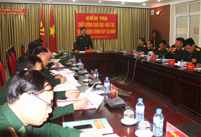 Bộ Quốc phòng kiểm tra Học viện Biên phòng