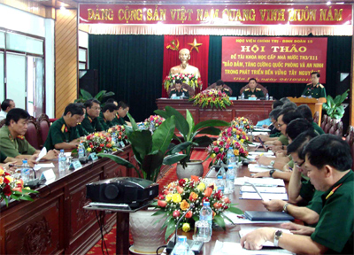 Tăng cường quốc phòng, an ninh trong phát triển bền vững Tây Nguyên