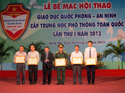 Bế mạc Hội thao giáo dục quốc phòng-an ninh cấp Trung học phổ thông toàn quốc