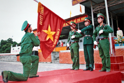 Tổ chức tuyên thệ chiến sĩ mới đợt 2 năm 2013