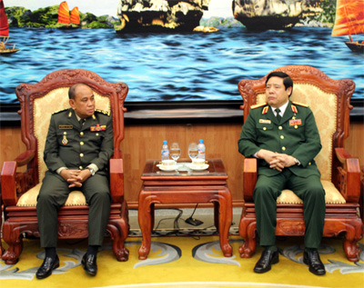 Tăng cường hợp tác quốc phòng Việt Nam - Cam-pu-chia