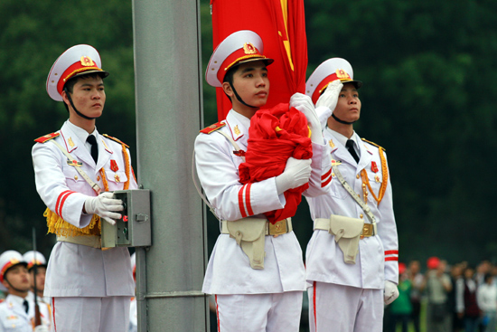 Lễ thượng cờ giữa trời độc lập