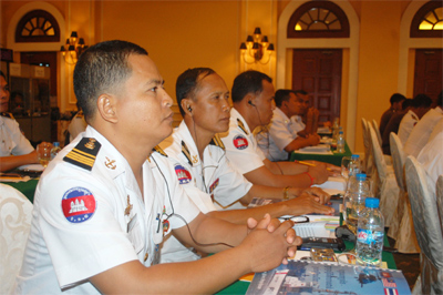 Tập huấn sĩ quan lên tàu các quốc gia vùng Vịnh Thái Lan