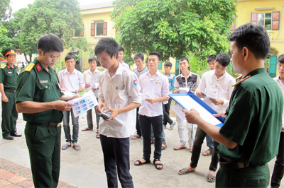 Tuyển sinh quân sự năm 2013: Kỳ thi nghiêm túc, an toàn và chất lượng