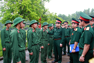 Đại tướng Phùng Quang Thanh thăm và làm việc tại Sư đoàn 3