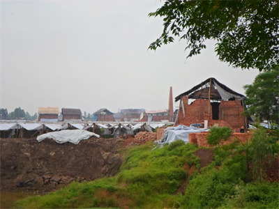 Lò gạch thủ công hoạt động bất hợp pháp