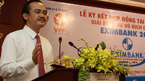 Nhà vô địch V-League 2014 có thể ẵm 7,5 tỷ đồng 