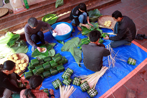 Tết về, nhớ bánh chưng!