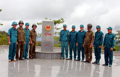 Chiến sĩ sao vuông ở Ngã Ba biên giới