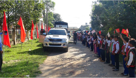 Đội K53 lên đường làm nhiệm vụ quy tập mộ liệt sĩ tại Lào và Campuchia