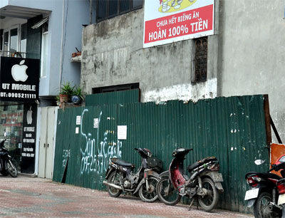 Những mảnh đất “vàng” dễ trở thành... “nhà siêu mỏng”