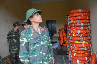 Các địa phương Quân khu 5 chủ động ứng phó bão số 4