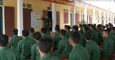 Hiệu quả mô hình tìm hiểu pháp luật ở Trung đoàn 335