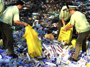 Buôn lậu thuốc lá diễn biến phức tạp trong 3 ngày Tết 