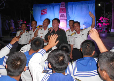 Nhiều đề xuất tham mưu trong chuyến công tác Trường Sa