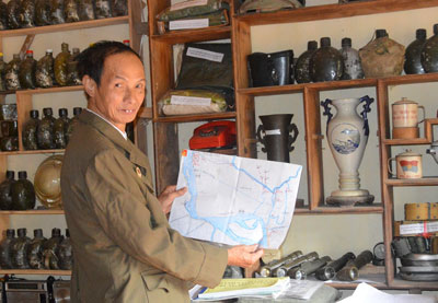 Người cựu chiến binh lưu giữ gần 400 kỷ vật chiến tranh