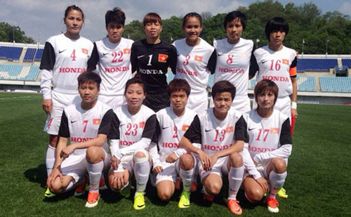 Tuyển bóng đá nữ quyết giành vé dự World Cup 2015 