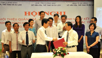 Tăng cường hợp tác du lịch giữa Quảng Bình, Đà Nẵng và Quảng Nam 