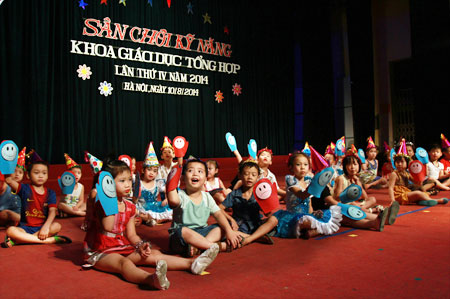 Trẻ tự tin với sân chơi kỹ năng