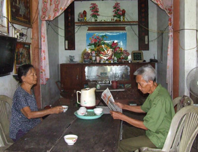 Hai cựu chiến binh phá nhà, hiến đất xây dựng nông thôn mới