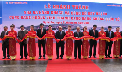 Khánh thành hai công trình giao thông trọng điểm trên địa bàn Nghệ An