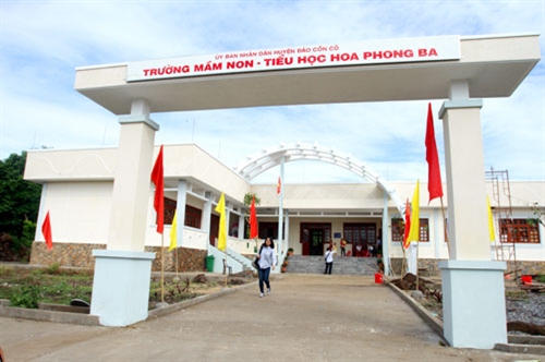 Khánh thành trường mầm non-tiểu học ở đảo Cồn Cỏ
