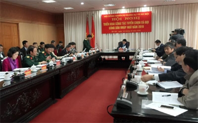 Hà Nội triển khai công tác tuyển chọn và gọi công dân nhập ngũ năm 2016   