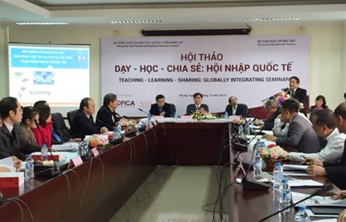Hội thảo “Dạy - học - chia sẻ: Hội nhập quốc tế”