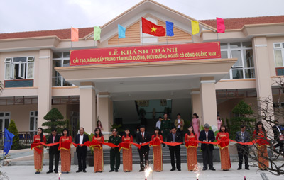 Khánh thành cải tạo Trung tâm điều dưỡng người có công Quảng Nam
