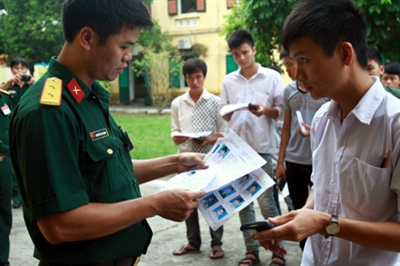 Hướng dẫn đăng ký tuyển thẳng, ưu tiên xét tuyển và xét tuyển thẳng các trường quân đội