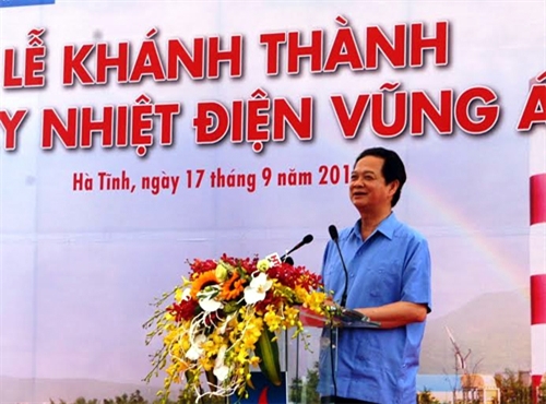 Thủ tướng cắt băng khánh thành Nhà máy nhiệt điện Vũng Áng 1