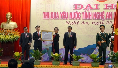 Đại hội thi đua yêu nước tỉnh Nghệ An giai đoạn 2010- 2015
