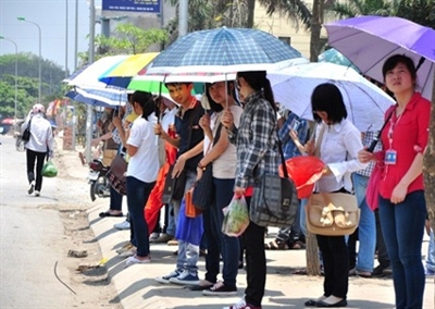 El nino gây nắng nóng bất thường cho các tỉnh nam đồng bằng Bắc Bộ 