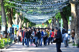 Bắc bộ trưa và chiều trời nắng