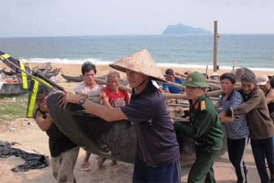 Quân dân Quân khu 4 sẵn sàng ứng phó bão số 14